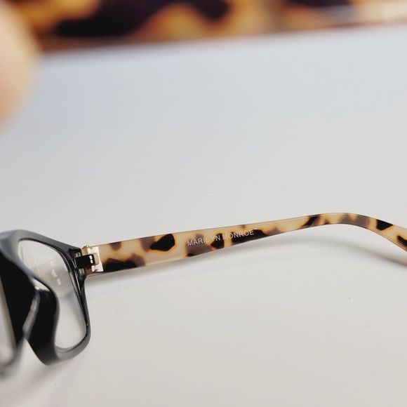 Marilyn MANROE mmr117ap EYEGLASSES READERS FRAME +2.50 black tortoise C7 - Picture 9 of 11